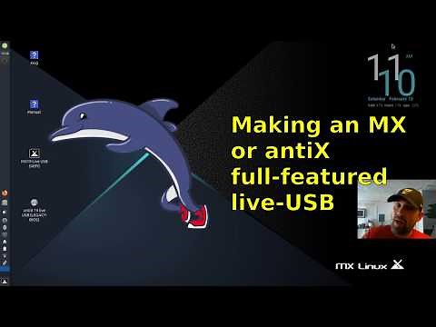 make a full featured MX or antiX live usb