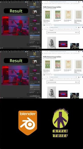 Style Thief - #Blender Color Matching #addon #b3d