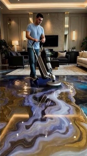 You’ve been warned. 📸💚 #SatisfyingFloor #DesignAddict #HomeTransformation #EpoxyLover #shorts