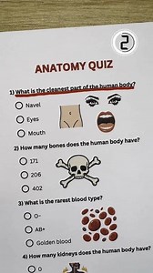 1M views · 6.9K reactions | Anatomy Quiz | QUIZZ | Facebook