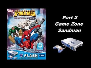 The Amazing Spider-Man: Countdown to Doom (V.Flash) (Playthrough) Part 2 - Game Zone (Sandman lvls)