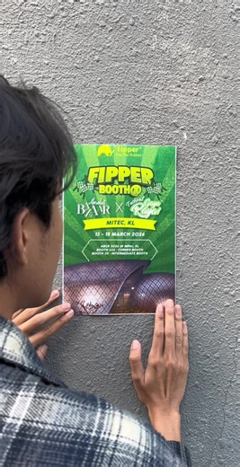 Fipper akan berada di Mitec Kuala Lumpur sepanjang weekend ini! Jangan lepaskan peluang untuk dapat kan promotion buy 2 free 1 😍❤️