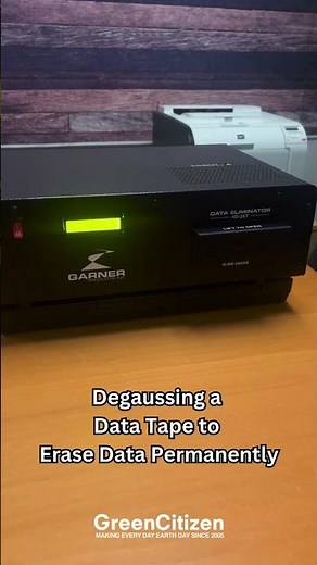 Watch VHS and Data Tapes Get Erased Instantly! ⚡ | #Degaussing #DataDestruction #EwasteRecycling