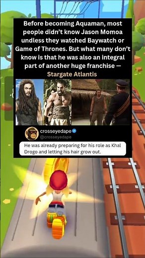 Before becoming Aquaman, most people didn’t know Jason Momoa