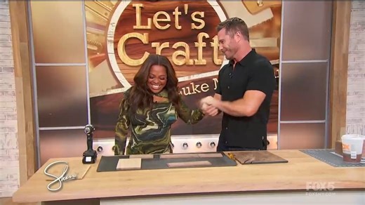 19K views · 269 reactions | Out's March/April cover star Luke Macfarlane is showing off his woodworking skills on 'Sherri,' and let’s just say Sherri Shepherd got a little hot and bothered during her DIY jewelry box tutorial! 蝹 | Out Magazine | Facebook