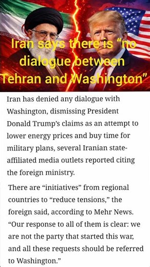 Iran says “no dialogue between Tehran and Washington”|Iran Israel War