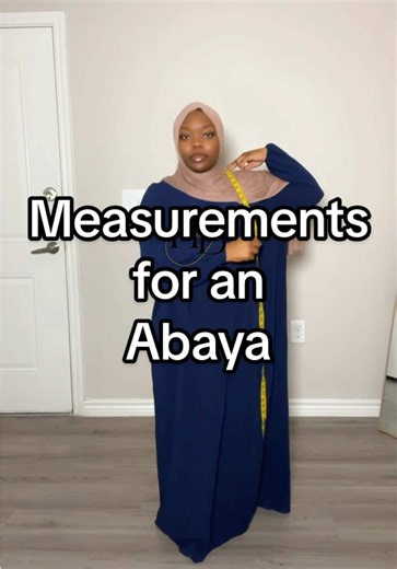 How to take measurements for an abaya. Go check out my YT for detailed tutorial ##teachingontiktok##sewing##tutorials##education##fyp