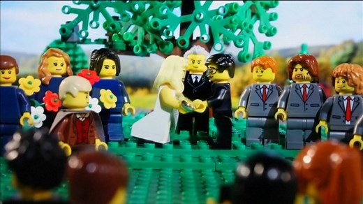 This man made his wife a LEGO video telling their love story as a wedding present. | HuffPost Parents