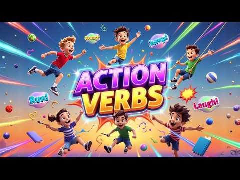 Learn Activities through Action Words for Kids | Let’s Learn Actions! Fun “I Am…” Words for Kids