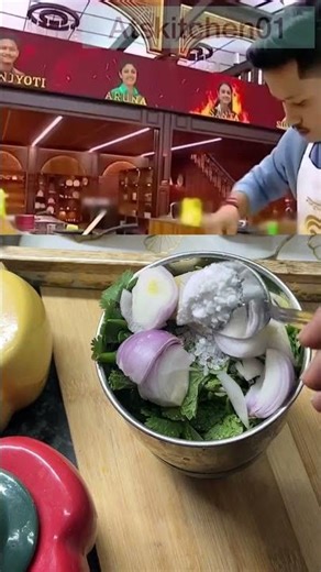 MasterChef viral green chatni!chef garima style green chatni