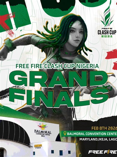 Lagos, we’re coming. 🇳🇬🔥 The clash hits the stage at 📍 Balmoral Convention Center 🗓 February 8th Offline battles. LAN Finals. History in the making. #FFCCNigeria #FreeFireLAN #LagosEvents #NaijaEsports