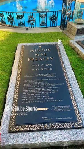 Elvis Presley’s Grave at Graceland #elvis #elvis #elvispresley #graceland #elvisgraceland #grave