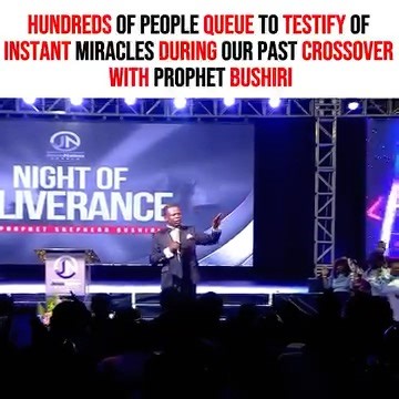 2.7K views · 8.1K reactions | During our last crossover, we recorded thousands of testimonies both in-house and online, from millions of our followers. This year again, the Lord will also do it for you on the night of wealth transfer. #nightofwealthtransfer #17daysToGo #crossover #major1 #prophetbushiri #bushiri #thejesusnationchurch | Prophet Shepherd Bushiri | Facebook