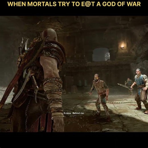 When Mortals Try to E@t a God of War | #shorts