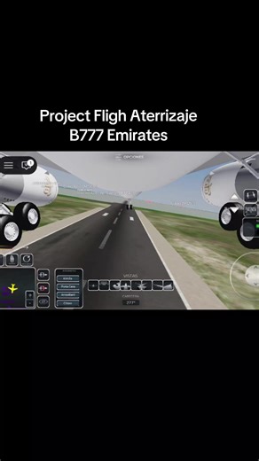 Project Fligh Aterrizaje B777 en Punta cana Costo mas de 100 Robux hacer este video #robloxfyp #projectflight #foryoupage #parati #fpy