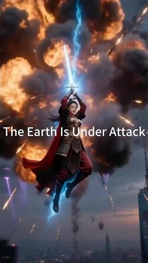 Alien Invasion Earth Just Got Attacked！！！See how the Chinese #kungfu #hanfu girl & allies protect us
