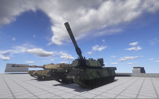 【我的世界MCHELI】我的世界mcheli现代战争扩展系列 艾布拉姆斯主战坦克简介