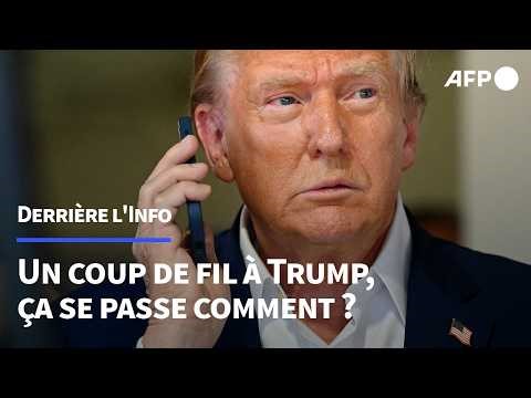 Derrière l'info: les coulisses d'un coup de fil de l'AFP à Trump