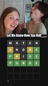 TOO CONFIDENT... Daily Wordle Game Challenge Versus Megan!