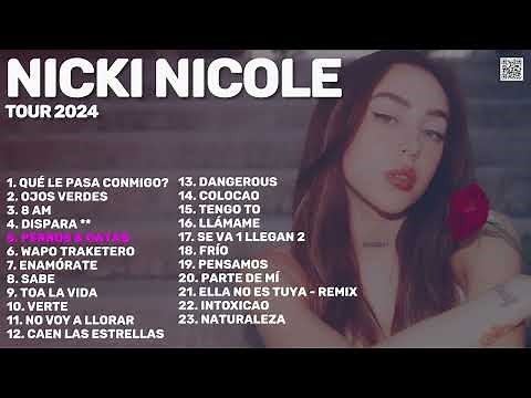 Nicki Nicole 2024 - Official Setlist Alma Tour | Canciones Directo