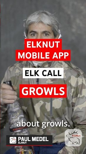 ElkNut App - Growls #shorts #hunting #elk #elknut #ggt #bowhunting #elkhunting