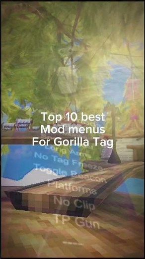 Top 10 best mod menus for Gorilla Tag! #shorts