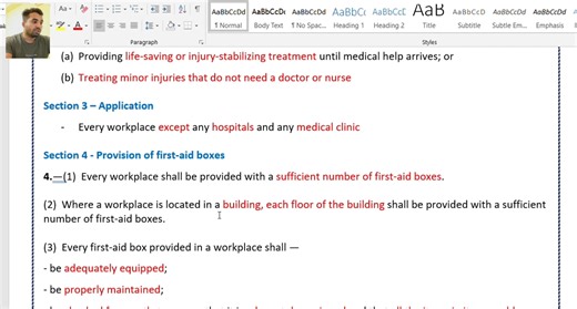 6.7K views · 181 reactions | Legal Requirements of WSH (First-Aid Regulations) 2006 #firstaid #sg #Legislation #Requirements #learning #workplace #mom | Vlog Singapura | Facebook