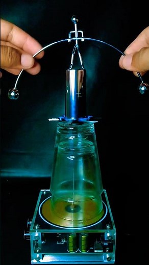 Tesla Coil Experiment ⚡😱 #teslacoil #experiment #highvoltage