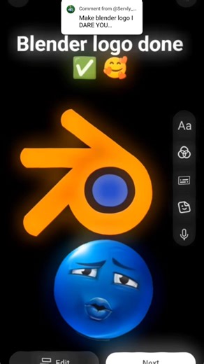 Blender logo tutorial ✅