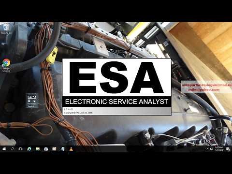 Electronic Service Analyst Paccar ESA Diagnostic Software