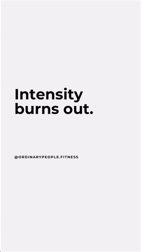 Consistency beats intensity every time