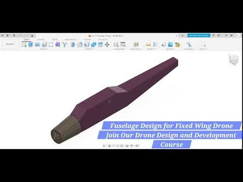 Fuselage Design of Fixed Wing Drone (Basics)