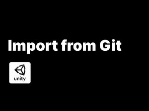 Unity: How to import a UPM Package from Git