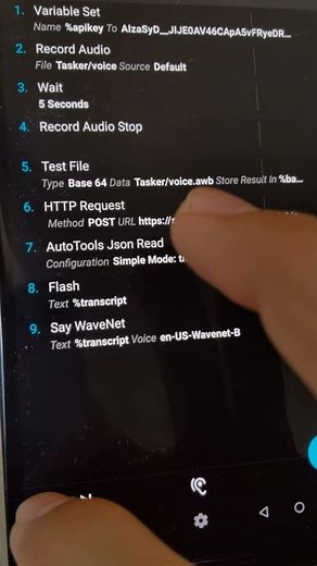 Tasker - Transcription