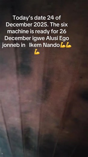 Six Machine Launch Set for December 26 in Ikem Nando