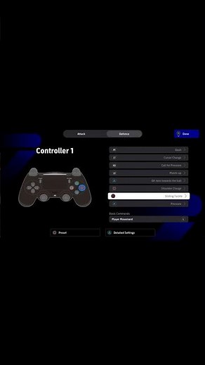 eFootball™ 2025 - How setting controller efootball PS 4 #ps4 #efootball #controller #setting