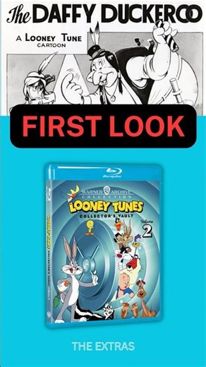 FIRST LOOK "The Daffy Duckaroo" on Looney Tunes Collector's Vault Vol.2 #bluray #shorts #cartoon