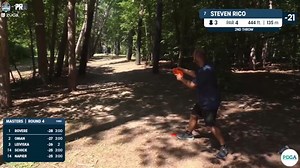 26K views · 603 reactions | Exciting stuff at the 2025 Professional Disc Golf Association Masters World Championships! Steve Rico throws in for eagle from 131 ft on the iconic Hole 3 at Blue Ribbon Pines. He'll start -4 thru 3 on Moving Day! Watch live now on DGN Pro: www.discgolfnetwork.com | Disc Golf Pro Tour | Facebook