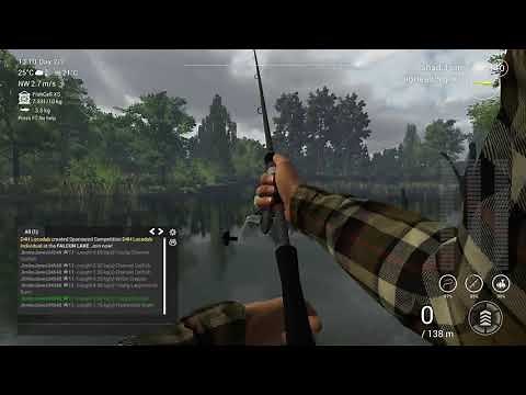 Fishing Planet Freshwater drum spinning using shad