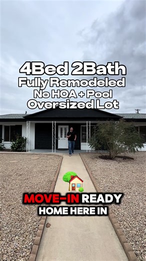 🏡✨ Cul-de-sac living, vaulted ceilings, and RV parking—this one is a RARE find! Welcome to this beautifully remodeled 4 🛏️ / 2 🛁 home where style, space, and functionality come together. Step inside to an open floor plan with soaring vaulted ceilings and natural wood beams that bring warmth and character 🌿🤍. The kitchen and bathrooms have been thoughtfully remodeled with modern finishes and quality craftsmanship 🍽️🛁. Sitting on a massive 10,489 sq ft lot, this home offers unbeatable parki