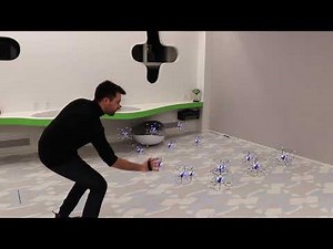 GridDrones: A Self-Levitating Physical Voxel Lattice for Interactive 3D Surface Deformations