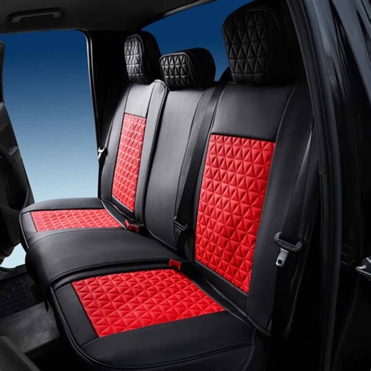 2027 Toyota 4Runner Seat Cover Solutions Luxury Semi-Custom Seat Covers - Eco-Leather - Front and Re