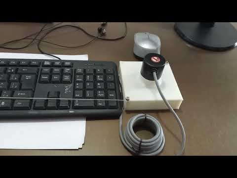 DIY draw-wire position sensor / Sensor de posição de fio