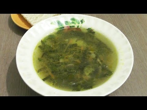 Kelp Soup With Mushrooms (Soup With Sea Kelp (Laminaria) And Mushrooms) - Vegetarian Recipe