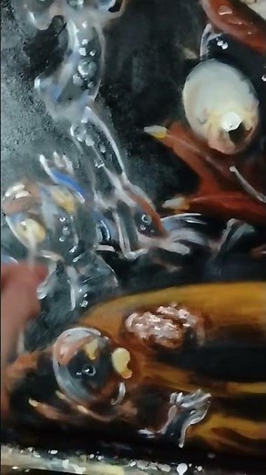 How to paint bubbles 🫧 #arttutorial #painting #oilpainting #wipartwork #artist