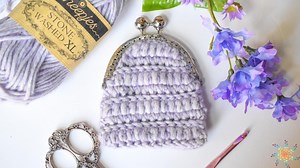 Crochet Coin Purse Tutorial | Lilac Dreams Coin purse | Crochet Quickies