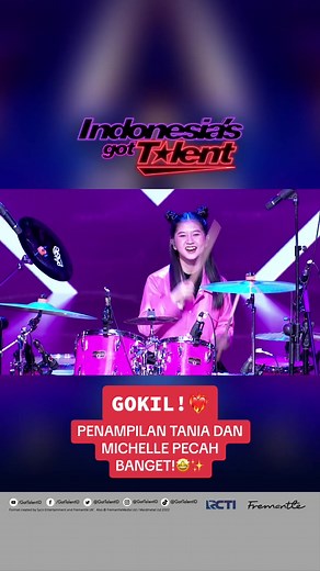 Permainan gitar dan drum yang EPIC dari Tania & Michelle🔥 Siapa yang ikutan senyum-senyum liat penampilan mereka😍 Who got next? Show your talent!✨✨ #IGT2023 #GOTTALENT2023 #indonesiasgottalent #OneStageAllTalents #fypシ #fypindonesia #fypdongggggggg #xyzbca @fremantle Indonesia @Official RCTI