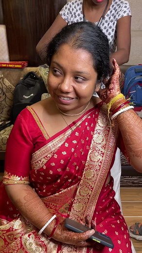 57K views · 1.2K reactions | Traditional Bengali Bride❤️ ….. | Anubrati's Makeup Studio | Facebook