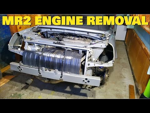 Engine Removal Part 1 | MR2 Build