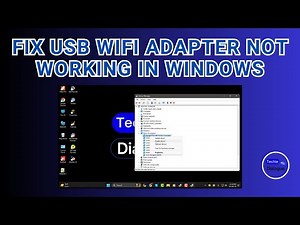 How To Fix USB WiFi Adapter Not Working In Windows - Full Guide (2025)
